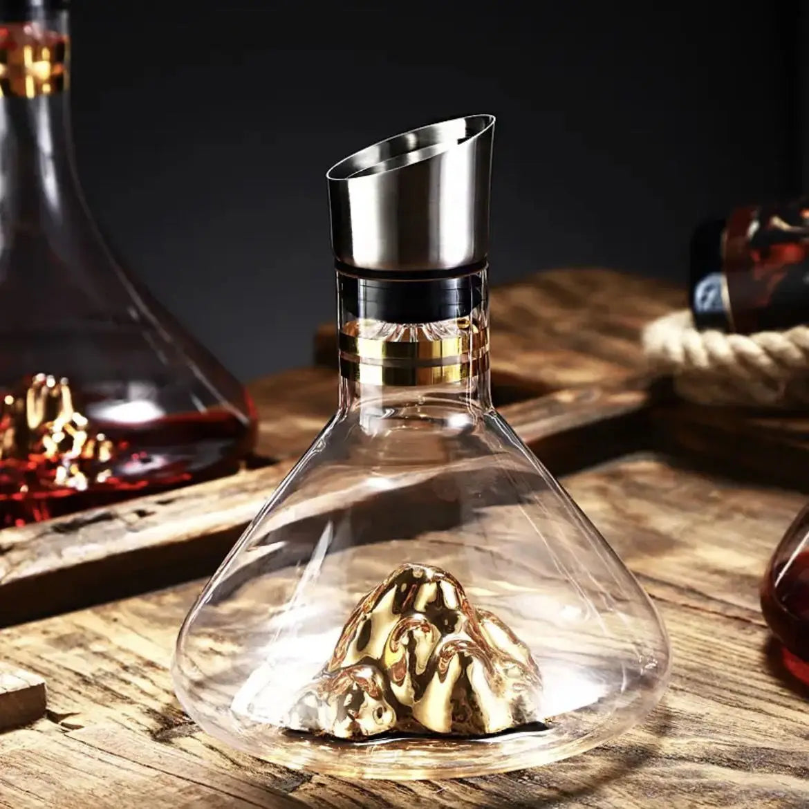 Crystal Glacier Filtering Decanter