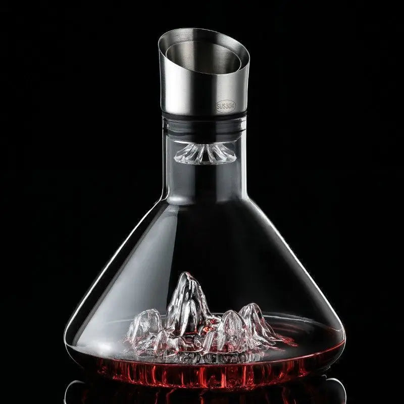 Crystal Glacier Filtering Decanter