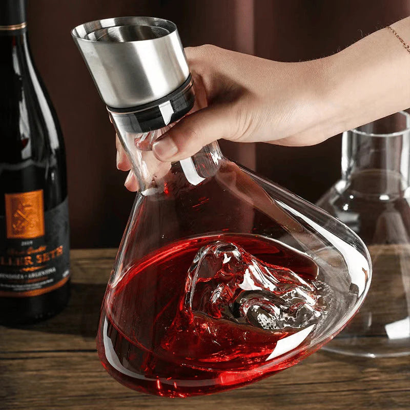 Crystal Glacier Filtering Decanter
